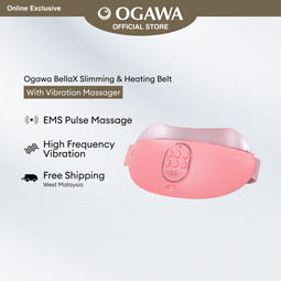 OGAWA BellaX Slimming & Heating Belt With Vibration Massager (Pink)* [Apply Code: 6TT31]